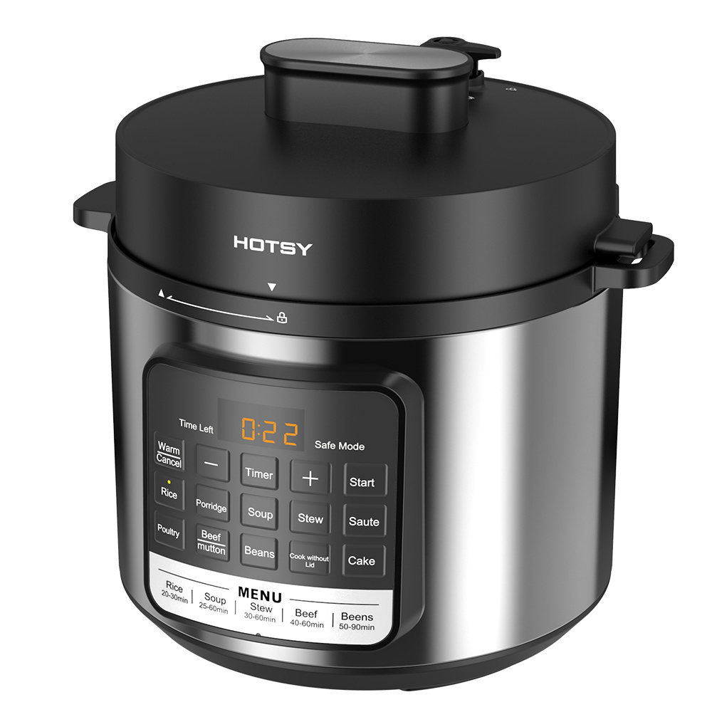 Hotsy Japanese Electric Outdoor Stainless Steel Aluminum Electric Pressure Cookers Multi Function Pressure Crock Pot Slow Cooker