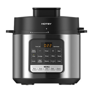 Hotsy Japanese Electric Outdoor Stainless Steel Aluminum Electric Pressure Cookers Multi Function Pressure Crock Pot Slow Cooker