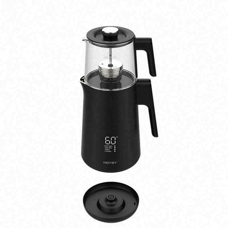 Automatic Tea Maker Home Appliances Teapot White Electric Glass Kettle With Infuser Multifunction Healthpot Hotel Water Coffee