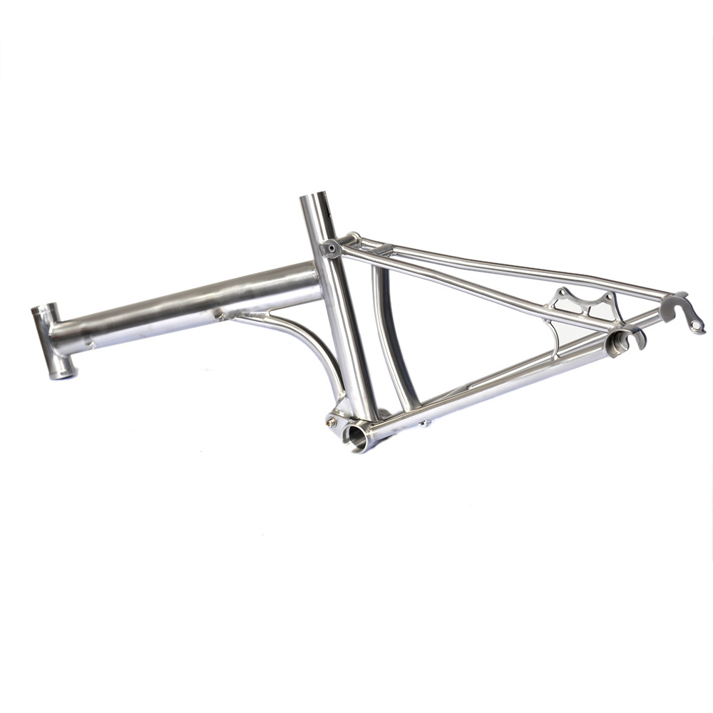 Custom size Ti3AL2.5V Titanium alloy bmx bike frame road mountain price titanium Disc brake bicycle frame