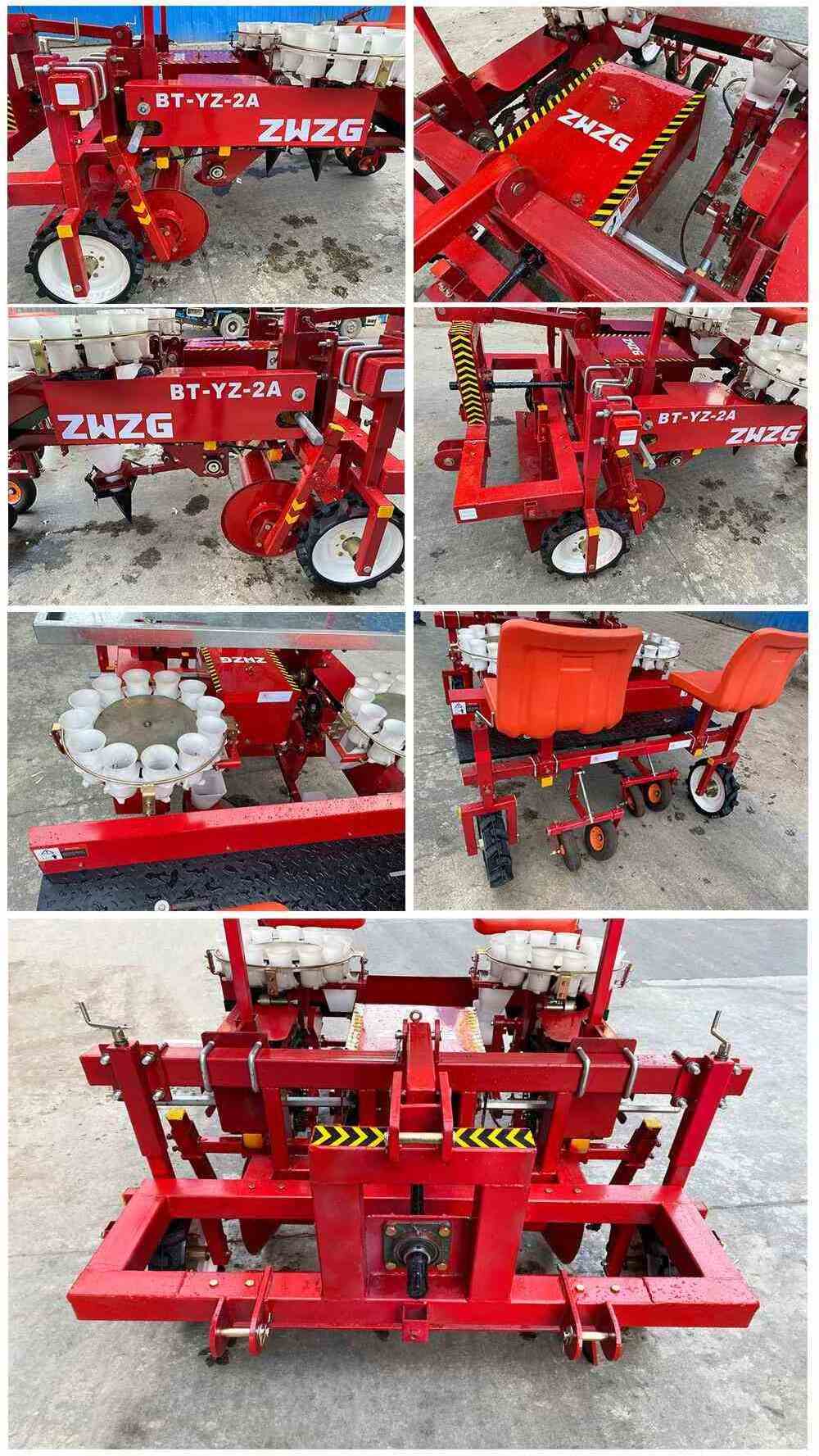 2024 Multifunctional tomato pepper vegetables seedling transplanter rice paddy planter planting machine