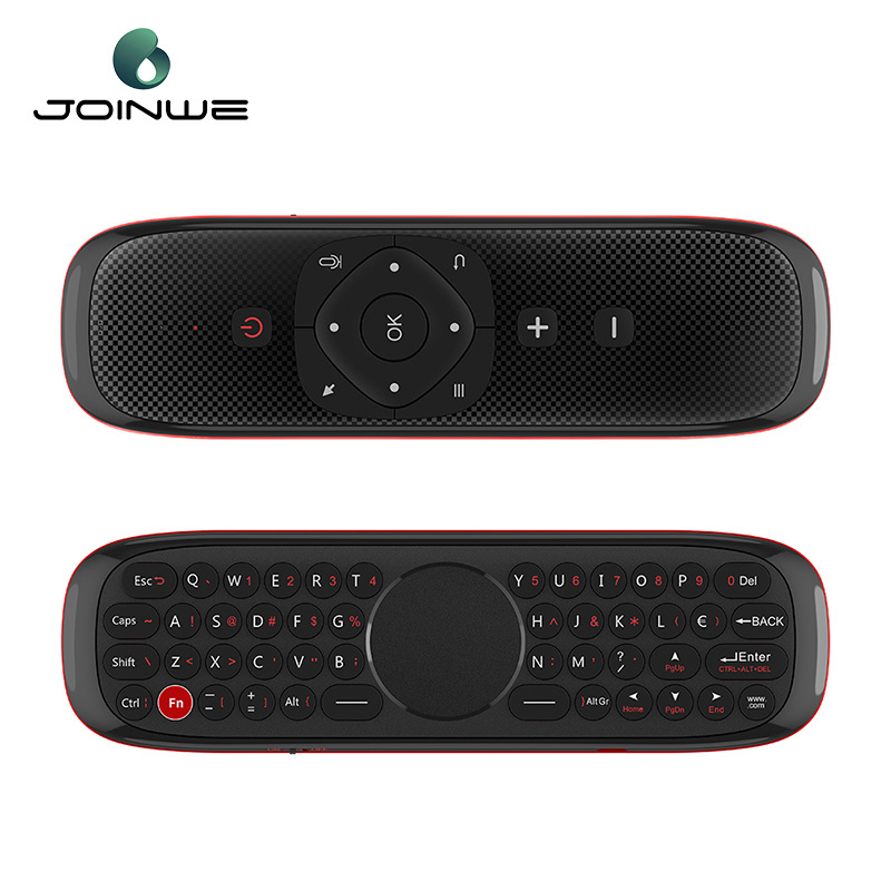 Joinwe Factory Direct Wechip W2 air mouse remote control  2.4G Wireless Keyboard with Touchpad for Smart TV