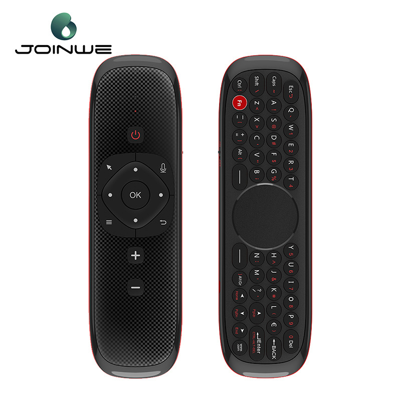 Joinwe Factory Direct Wechip W2 air mouse remote control  2.4G Wireless Keyboard with Touchpad for Smart TV