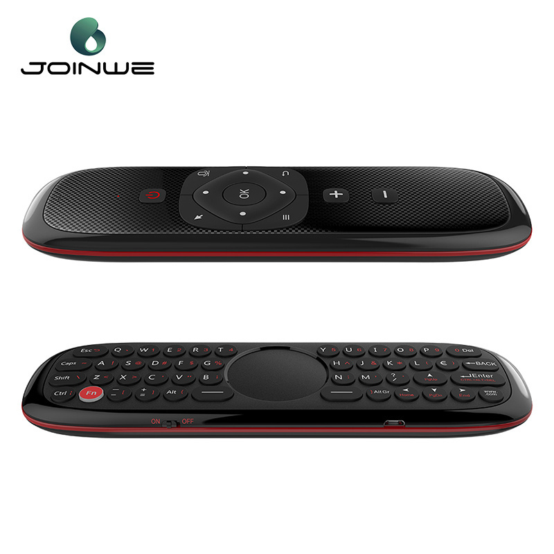 Joinwe Factory Direct Wechip W2 air mouse remote control  2.4G Wireless Keyboard with Touchpad for Smart TV