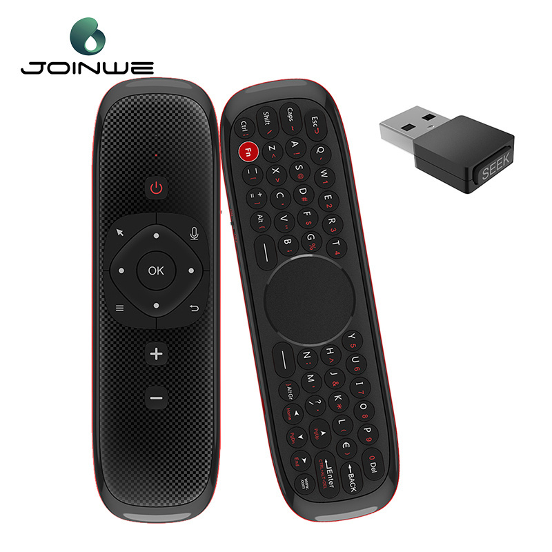 Joinwe Factory Direct Wechip W2 air mouse remote control  2.4G Wireless Keyboard with Touchpad for Smart TV