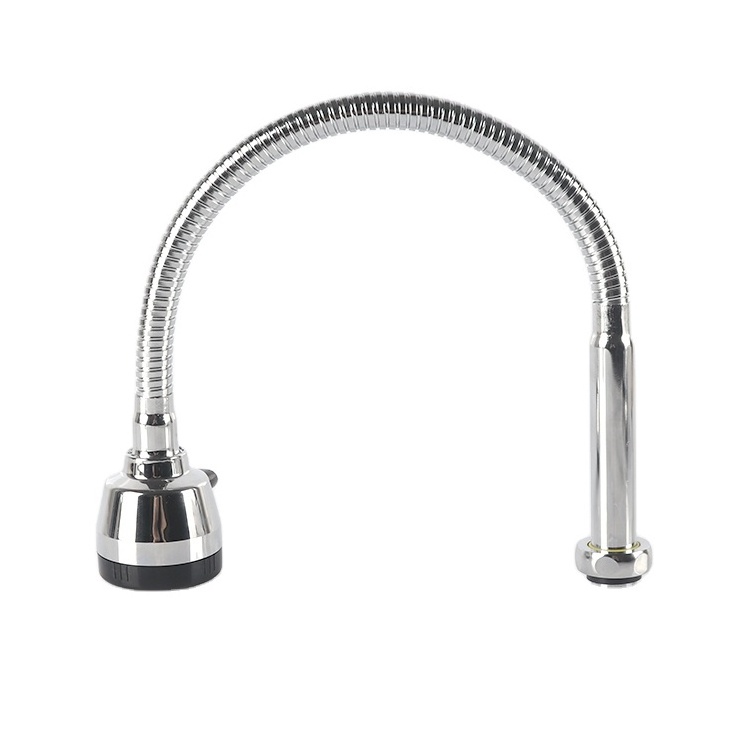 China manufacturers Stainless Steel Durable Swivel Spout Faucet Fittings Kitchen Sink Faucet Tap with Flexible Pipe