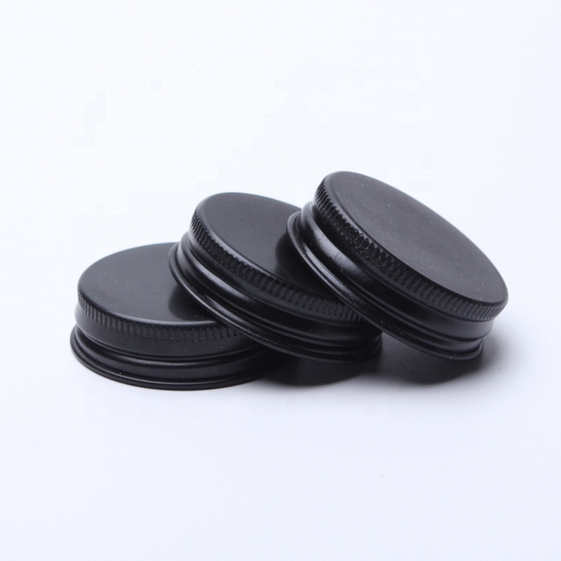 38/400 aluminium screw cap for wide neck capsule jar supplement bottle custom printing metal screw lids bottle caps closures