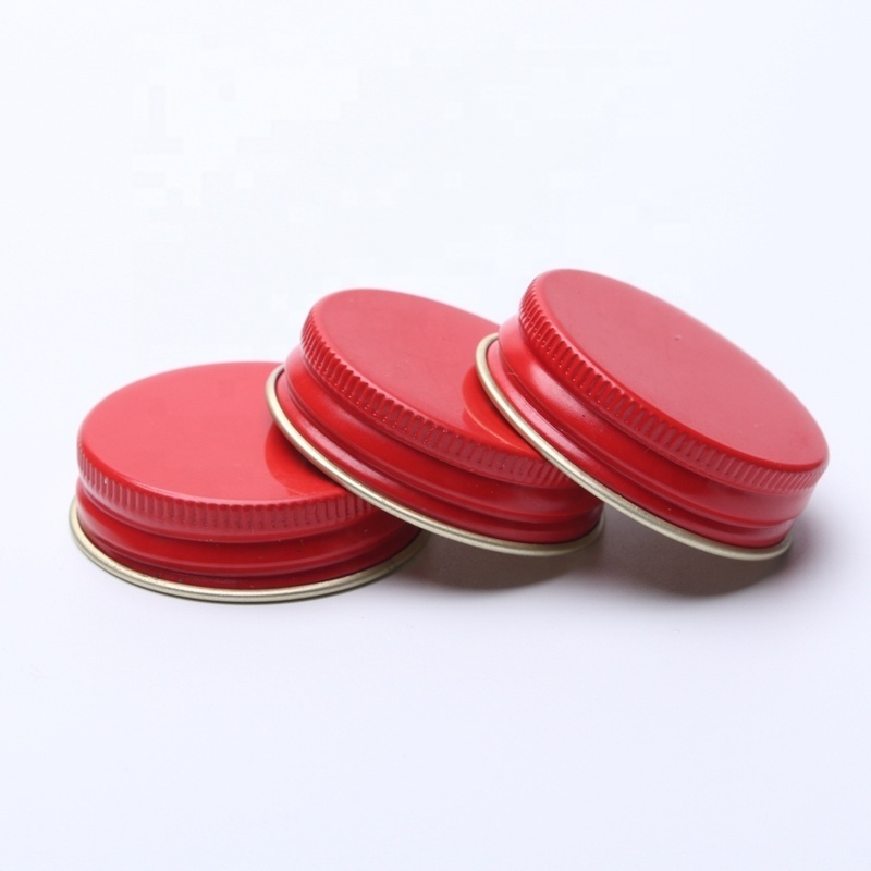 38/400 aluminium screw cap for wide neck capsule jar supplement bottle custom printing metal screw lids bottle caps closures