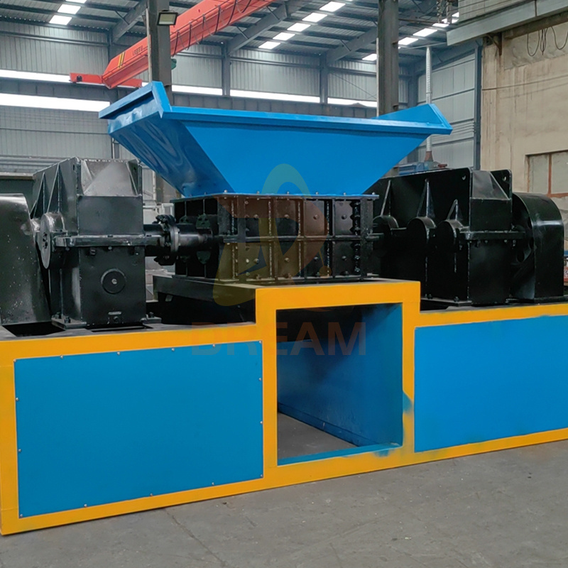 mini used tire crusher metal tire shredder waste machine for mini rent machinery price for sale