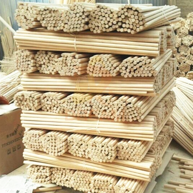 Round Shape Wood Mop Stick Broom Handle Making Machine