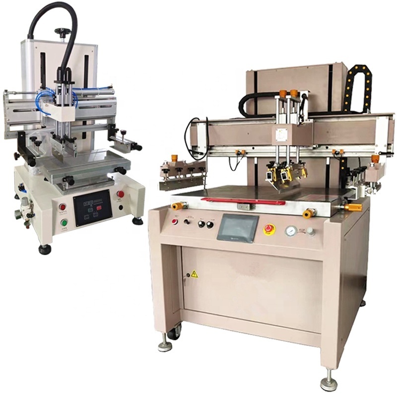 Semi auto semi-automatic silk screen printer printing machine