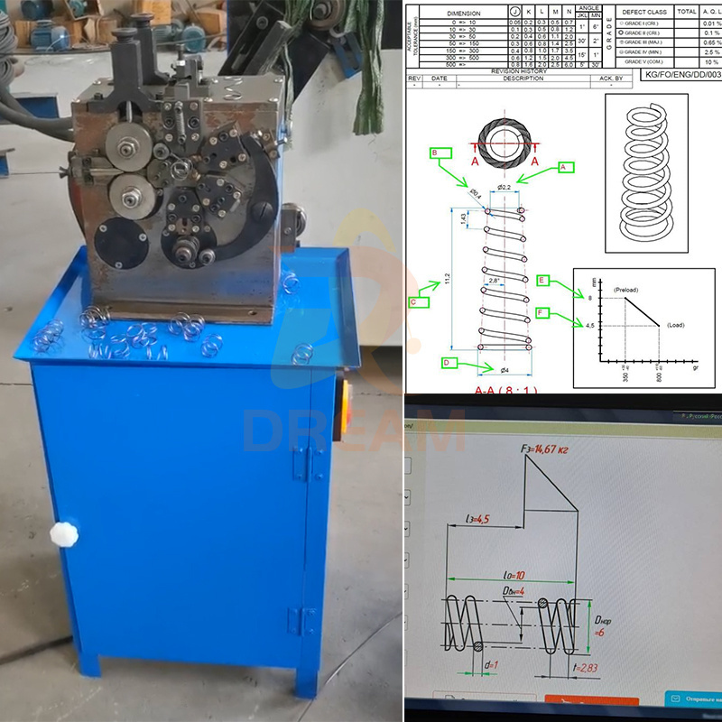 mechanical mattress pocket compression spring coiling making machine