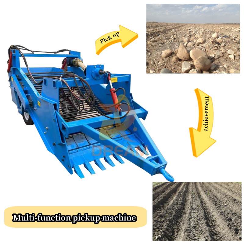 Rock Picker Stone Removal Machine Sweet Potato Picker Machine Small Stone Picker Machine for Farm