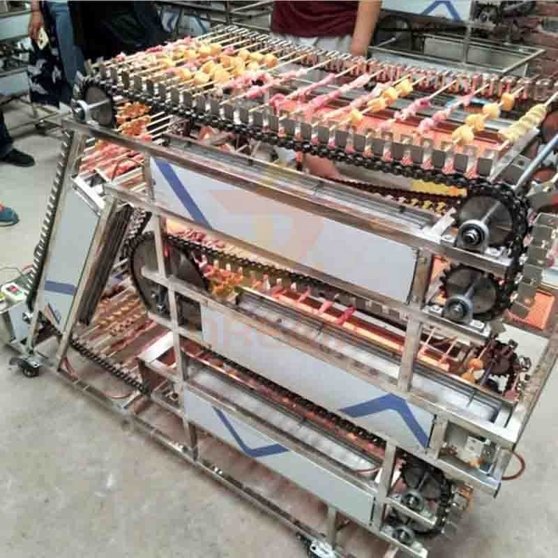 Automatic Skewer bbq Grill Machine Shish Kebab Making Machine