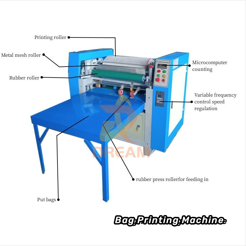 Industrial 1-6 Colors Printing Machine Poly Bag Printing Machine Digital Printing Machines for Paper Bags