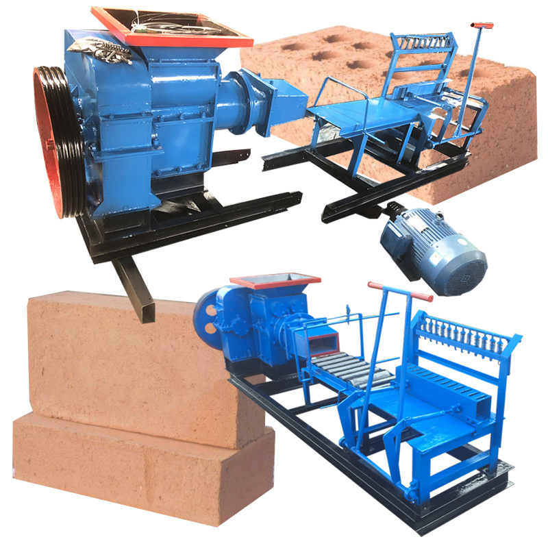 Used Sri Lanka red clay brick block production line mud brick making machine