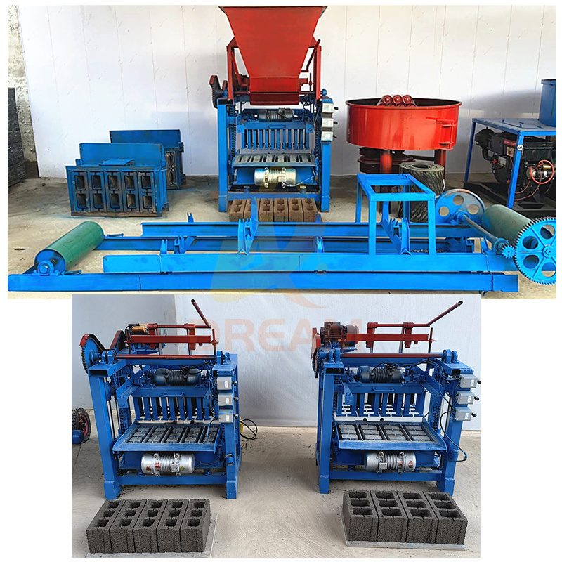 Second hand automatic soil cement block brick moulding making machine in Jamaica