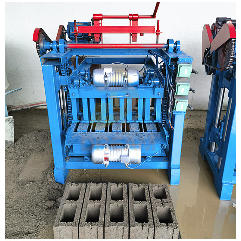 Second hand automatic soil cement block brick moulding making machine in Jamaica