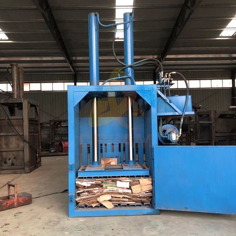 Plastic bottle compactor fiber baler press machine clothing bale pressing machine