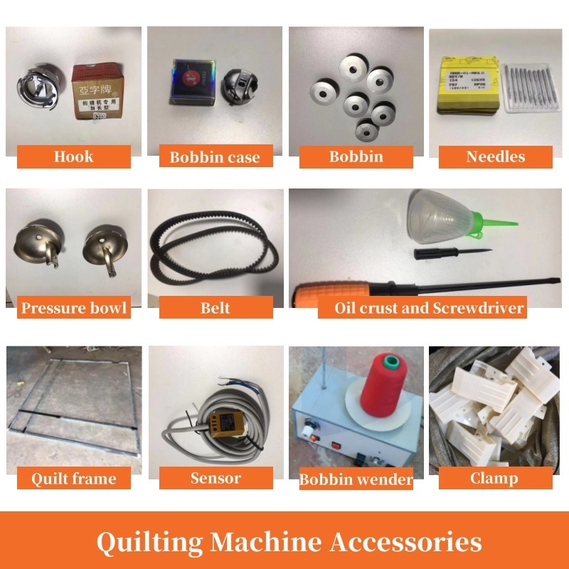 CNC Single Needle Quilting Machine up to 2800 RPM Long Arm Quilt Making Machine for Quilt Sewing