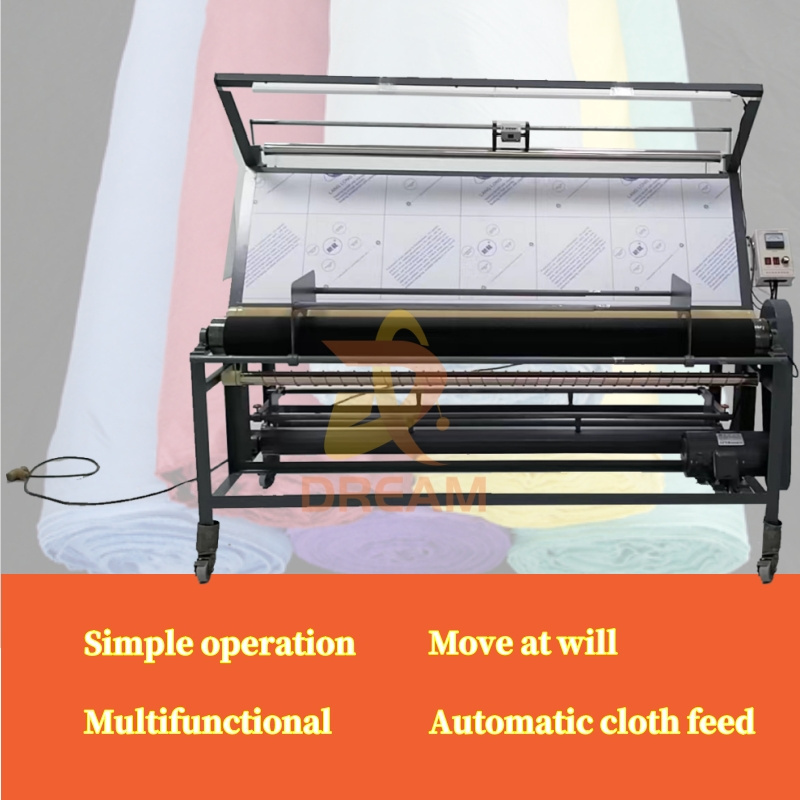 Automatic Textile Fabric Cloth Inspection and Rolling Machine Fabric Inspecting Rolling Machine