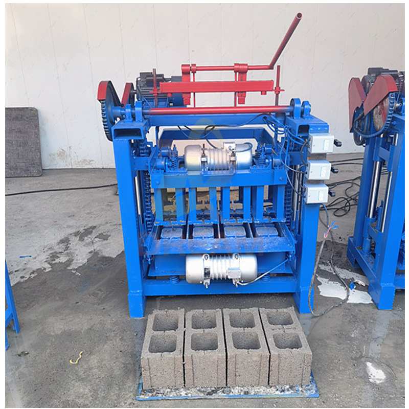 Second hand automatic soil cement block brick moulding making machine in Jamaica