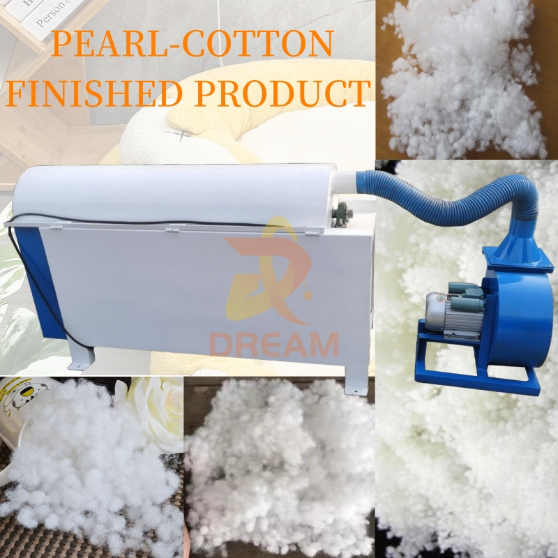 Automatic Pearl Cotton Ball Machine Polyester and Ball Fiber Filling Machine Ball Fiber Machine for Pillow