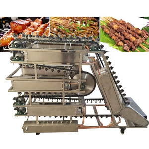 Automatic Skewer bbq Grill Machine Shish Kebab Making Machine