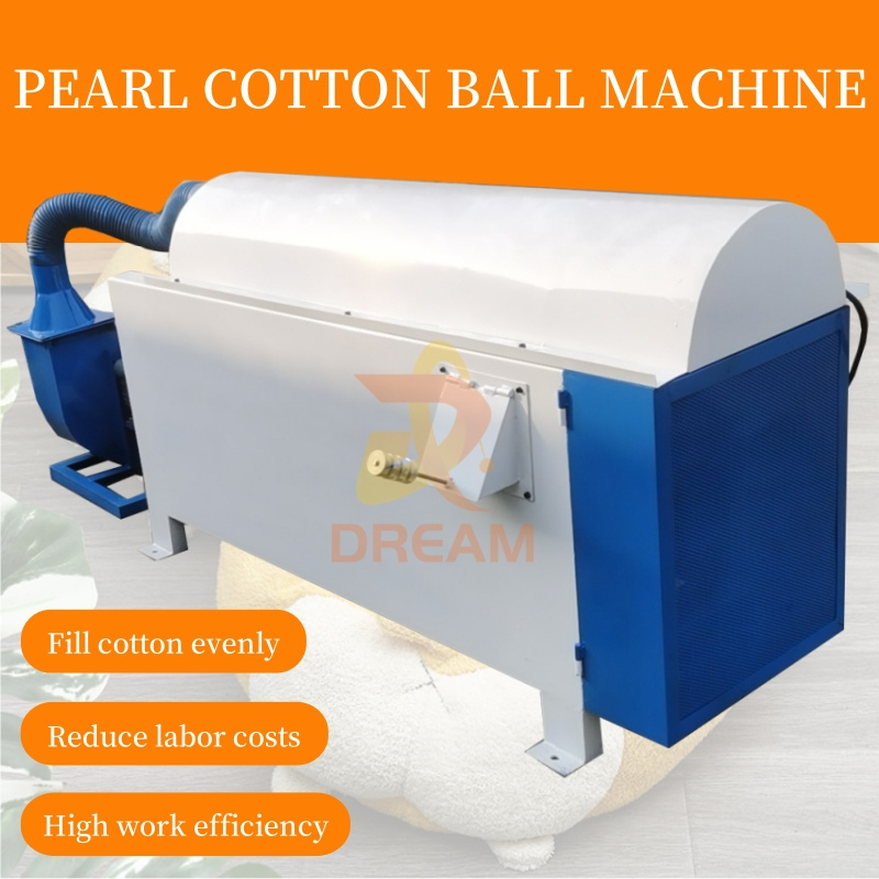 Automatic Pearl Cotton Ball Machine Polyester and Ball Fiber Filling Machine Ball Fiber Machine for Pillow