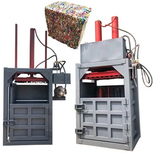 Plastic bottle compactor fiber baler press machine clothing bale pressing machine