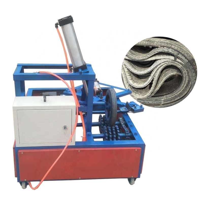 Waste Strip Tire Sidewall Cutter Scrap Tire Cutting Machine