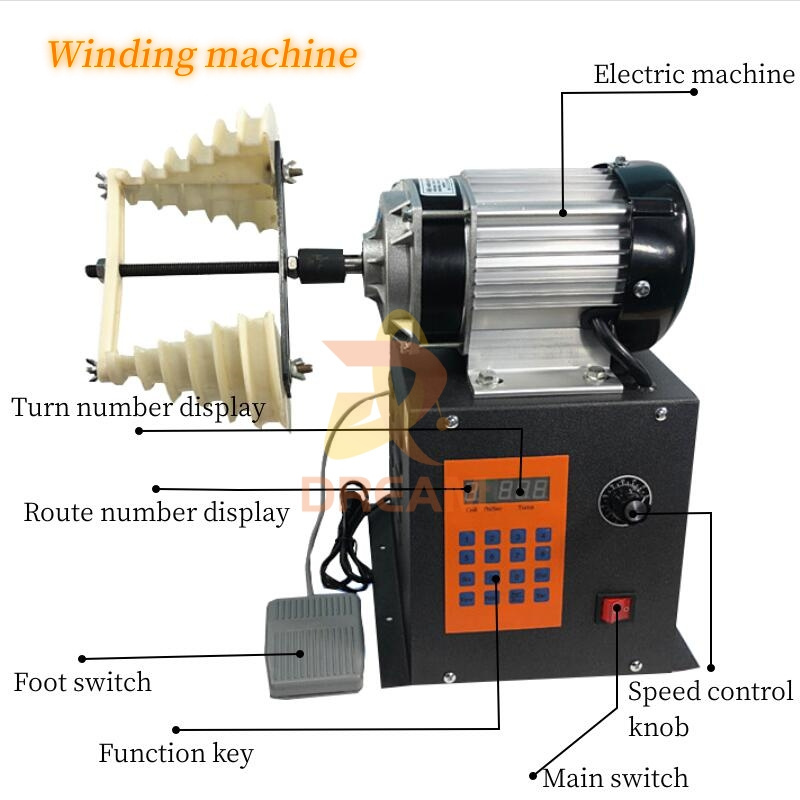 Automatic Transformer Resistance Wire Toroid Coil Winding Machine Motor Stator Coil Winding Machine