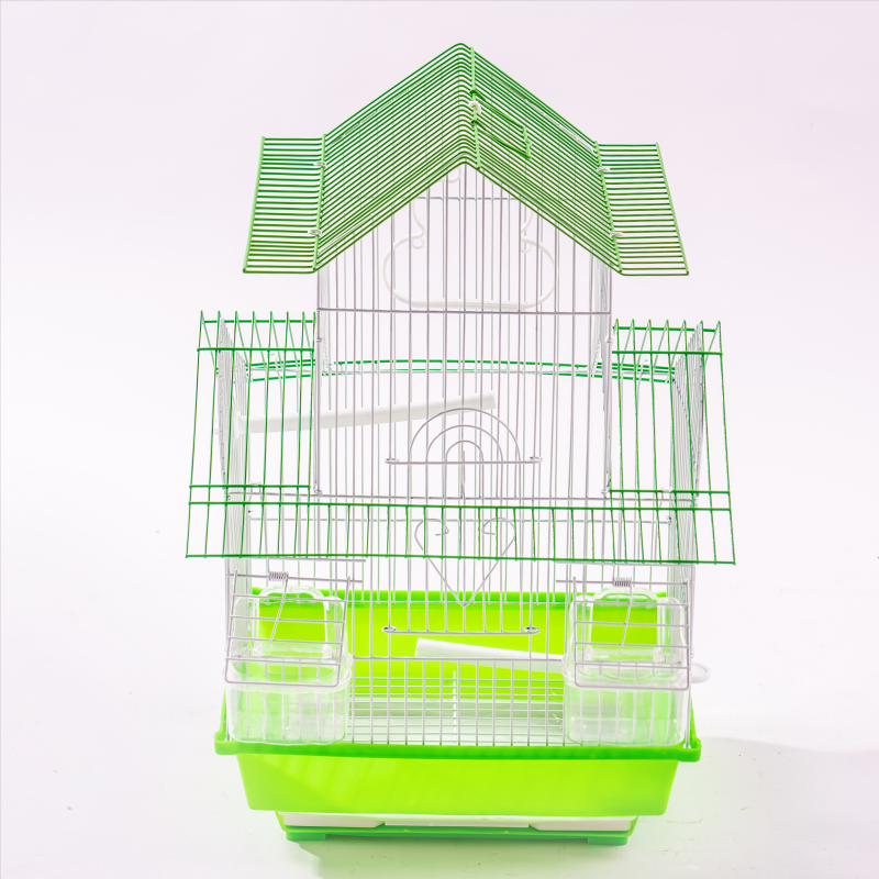 Factory Supply Double Bird Cage Big Aviary Outdoor Bird Cage Layers Cage System for 120 Birds