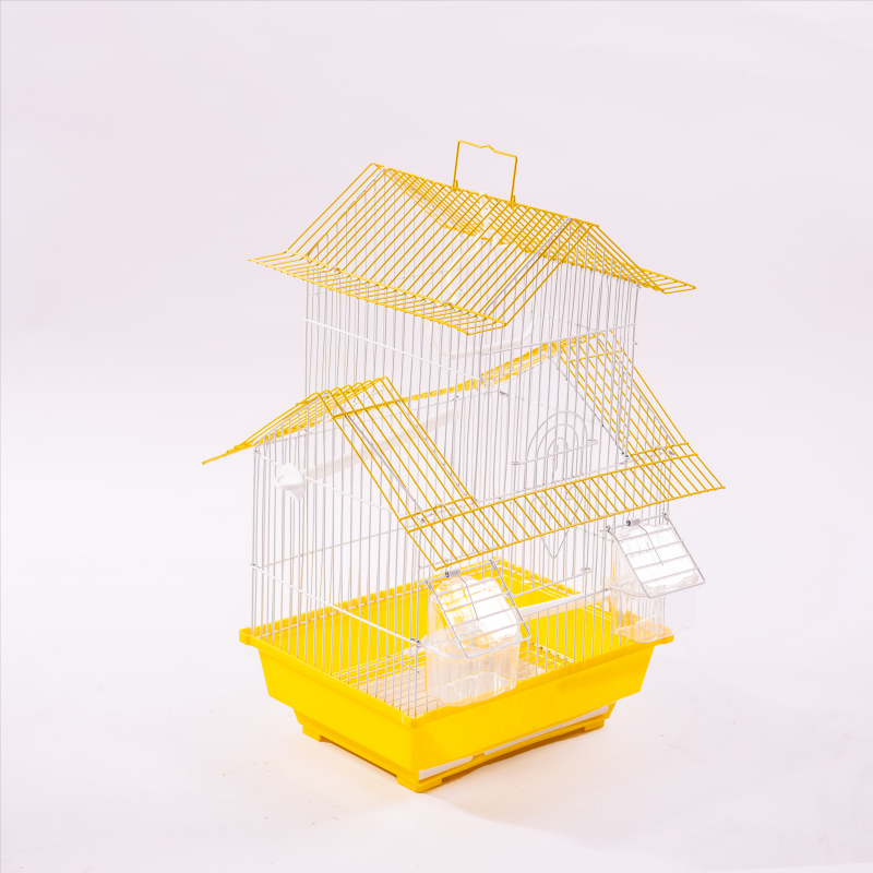 Factory Supply Double Bird Cage Big Aviary Outdoor Bird Cage Layers Cage System for 120 Birds