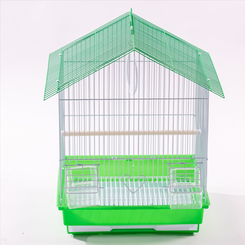 Low price bird supplies cage Metal Small Medium Parakeet Lovebirds Parrotlets Finches square Bird Cage