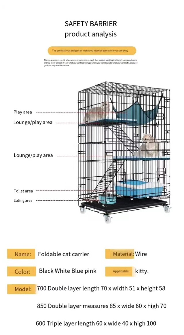 China big space pet cages bold cat cage carrier in house pet cage big dogs