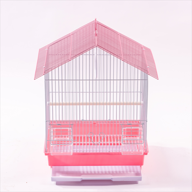 Low price bird supplies cage Metal Small Medium Parakeet Lovebirds Parrotlets Finches square Bird Cage