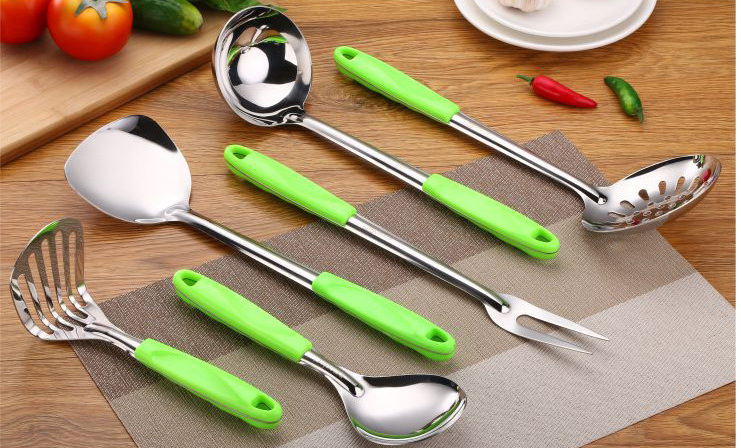 Ustensiles de Cuisine China Steel Kitchen Wear Utensils Set Utensil Wholesale Cooking Set