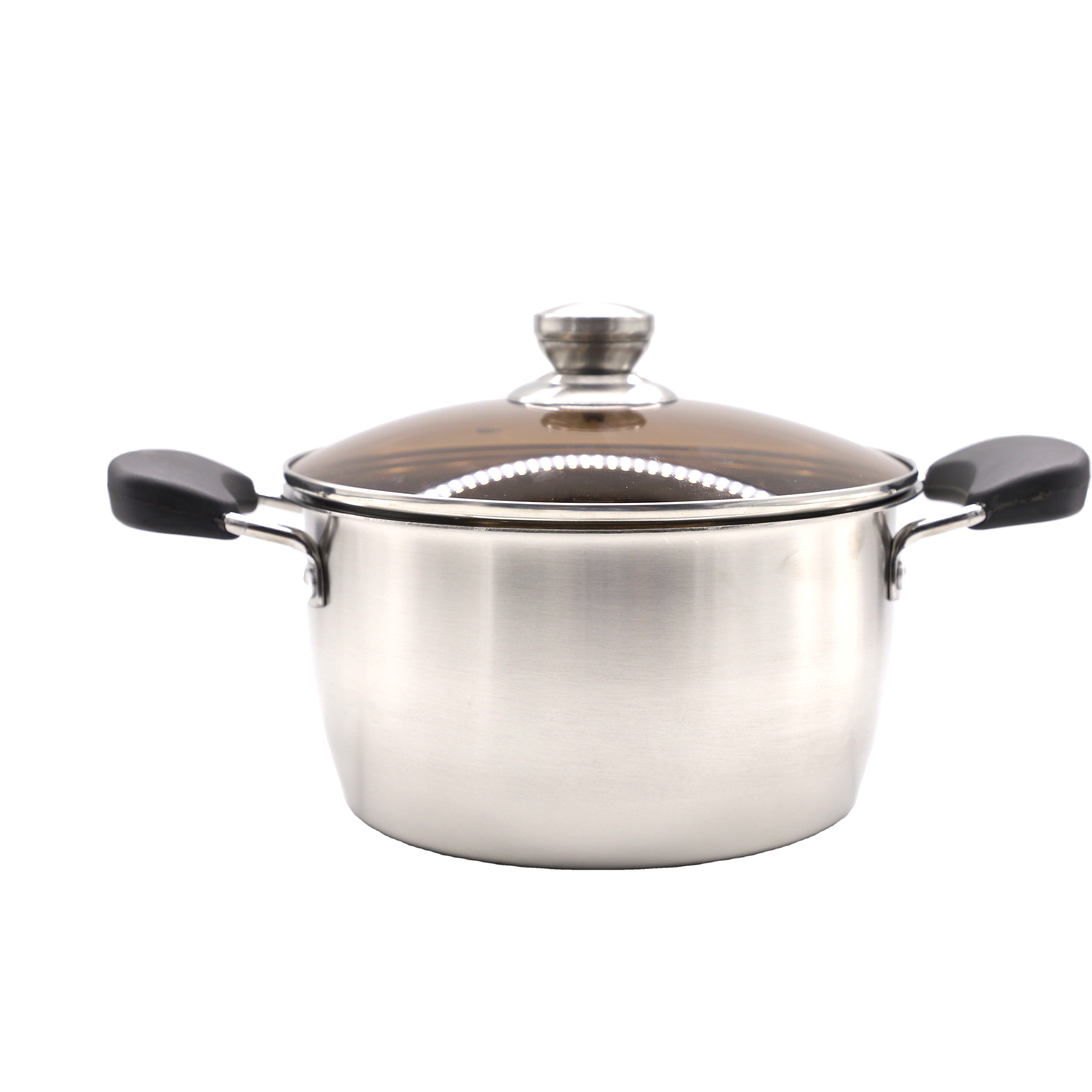 Stainless Steel Milk Pot Kitchen Use Stainless Steel Non Stick Sauce Pan with Cheap Price