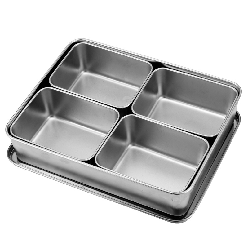 Stainless Steel Kitchen Food Storage Container Stainless Steel Condiment Containers Spice Box