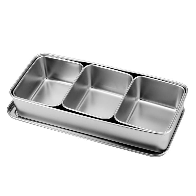 Stainless Steel Kitchen Food Storage Container Stainless Steel Condiment Containers Spice Box