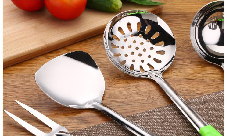 Ustensiles de Cuisine China Steel Kitchen Wear Utensils Set Utensil Wholesale Cooking Set