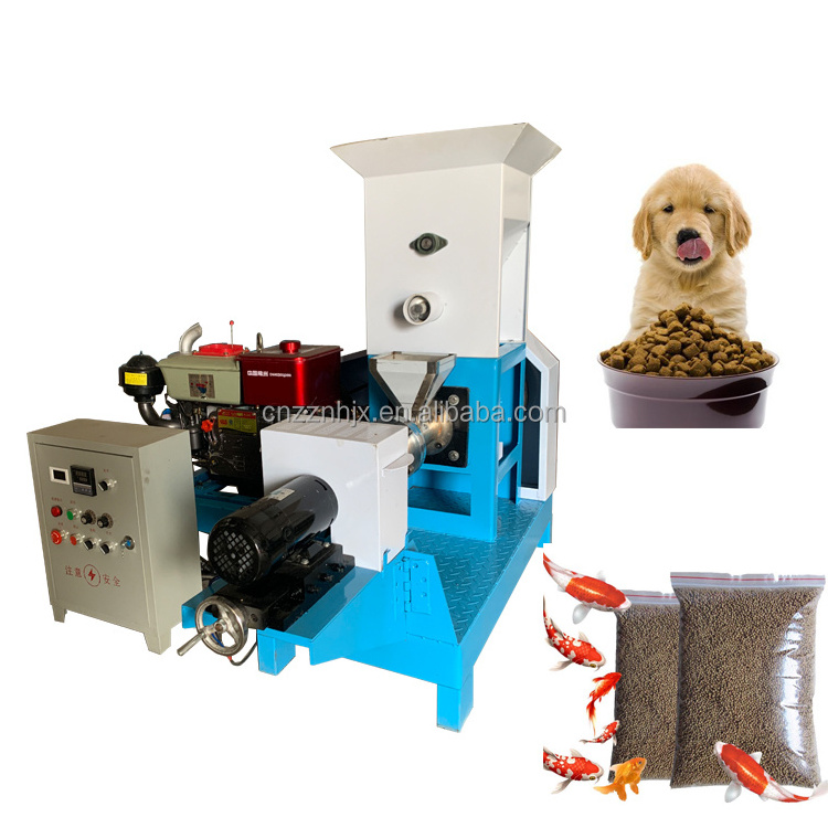 Nuohui hot sale in 2024 fish pet dog cat food pellet making machine for packing fish food