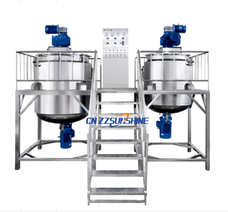 Factory Price High Shear Emulsifier Tank Emulsifying Blend Emulsion Homogenizer Liquid Soap Mixing Tank