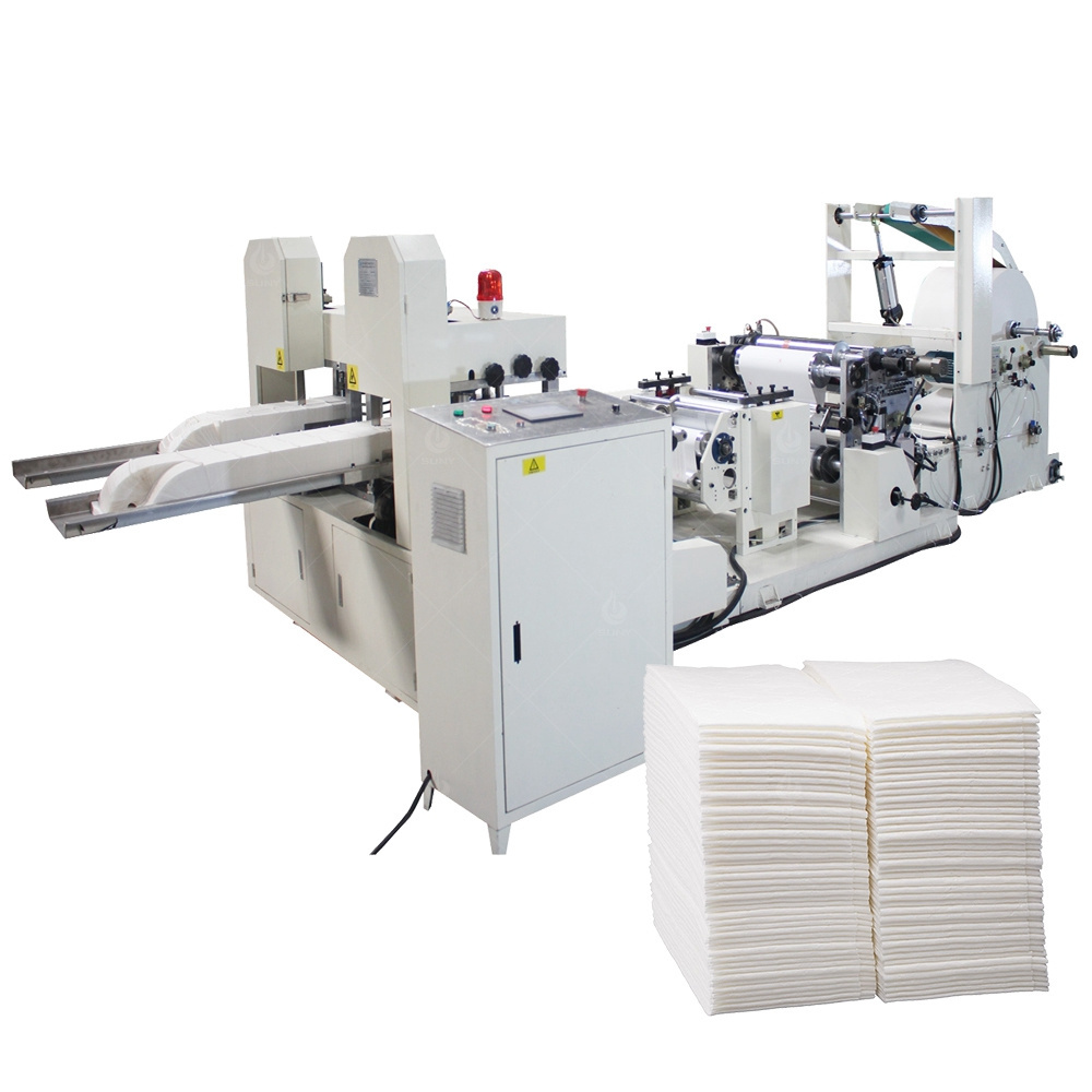 Automatic Napkin/Serviette Paper Tissue Making Production Folding Machine Napkin Paper Packaging Machine