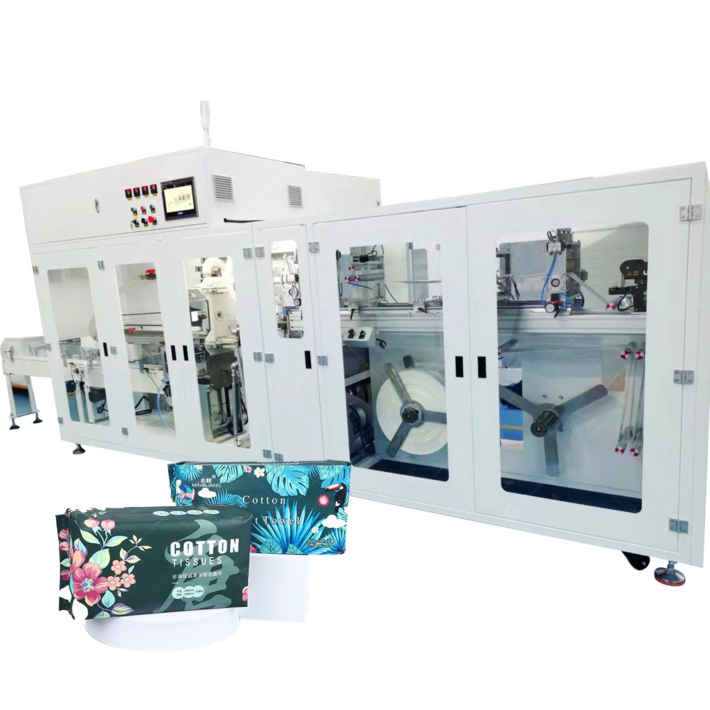 High Quality Cotton Towel Machine Toilet Paper Automatic Packing Baby Diaper Bathroom Tissue Manufacturing Machine