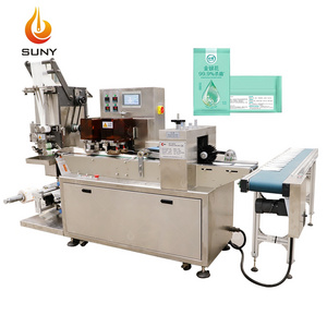 Full Automatic Single Piece Wet Tissue Machine Wet Wipe Making Machine Wet Towel Machinery