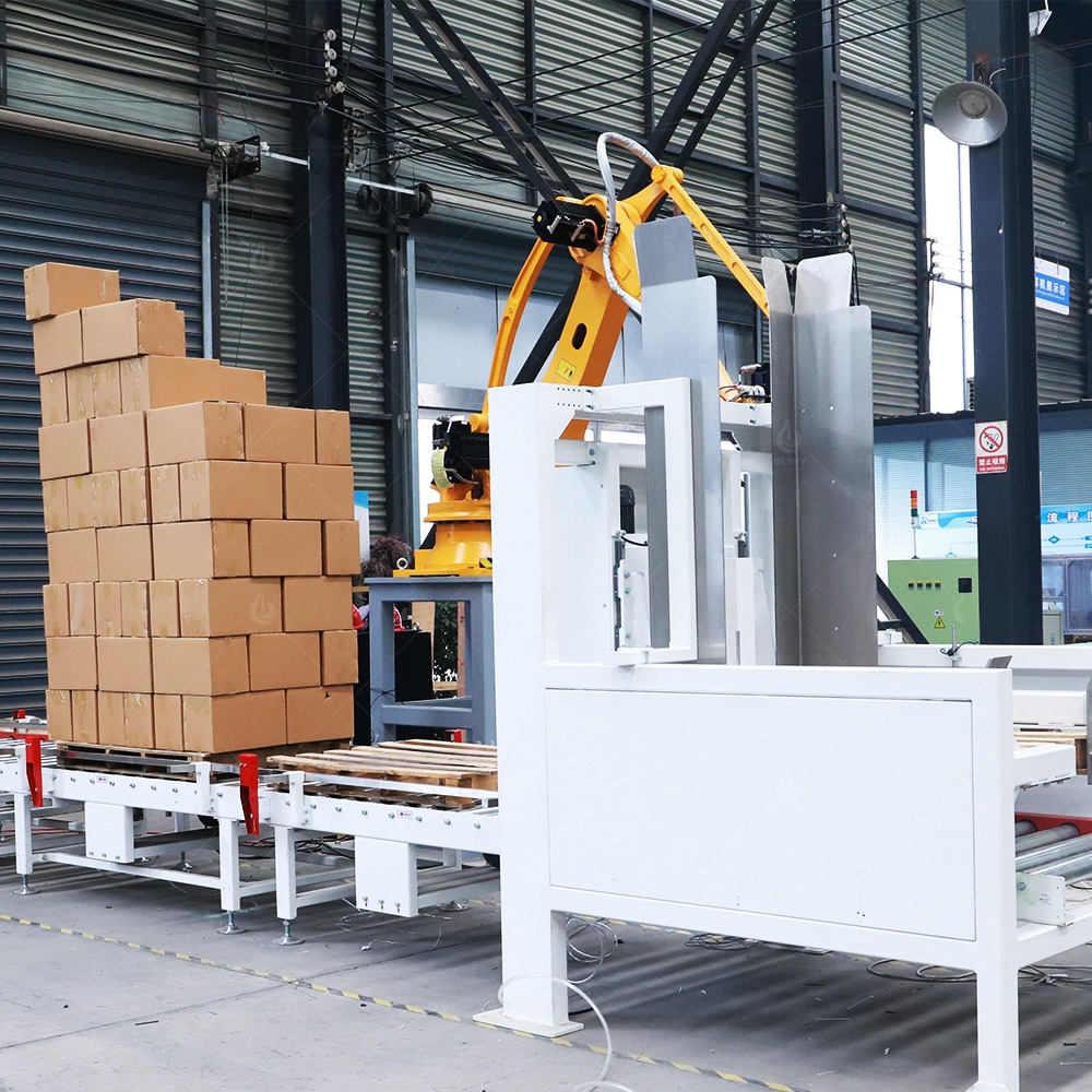 Pallet Stack Robot / Automatic Palletizer / Carton Box Palletizing Line