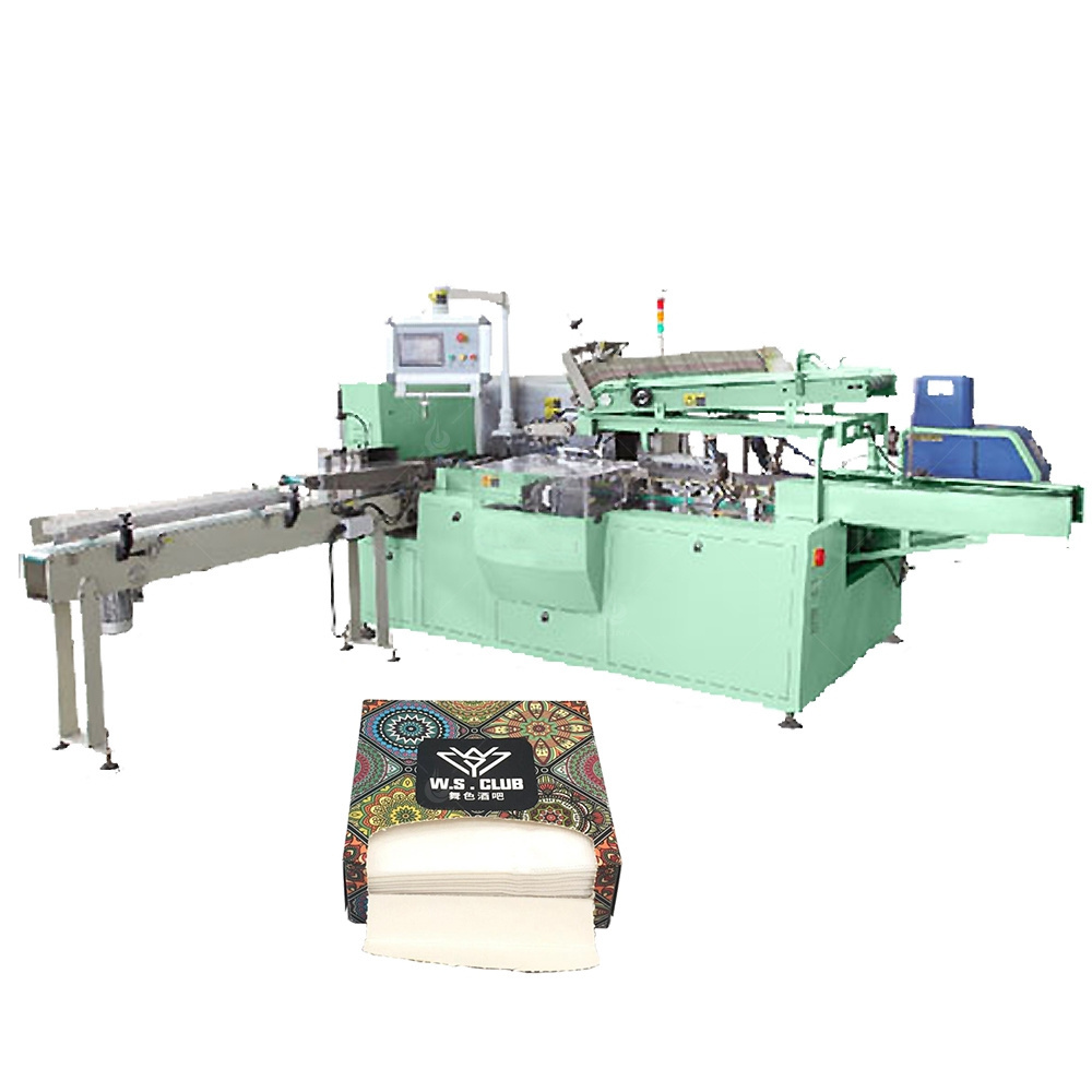 Automatic Napkin/Serviette Paper Tissue Making Production Folding Machine Napkin Paper Packaging Machine