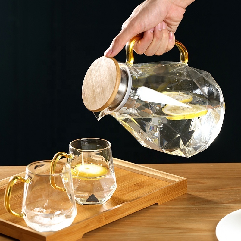 High borosilicate glass, high temperature resistant, high capacity cold kettle for household use